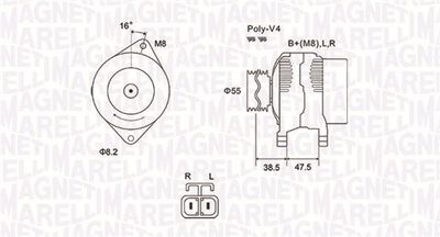 Alternator MAGNETI MARELLI 063731798010