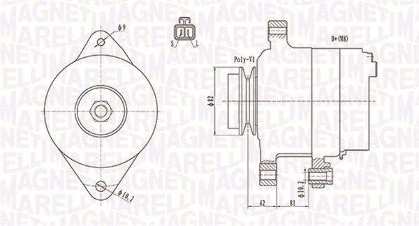 MAGNETI MARELLI 063731806010 Alternator
