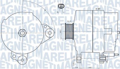 Alternator MAGNETI MARELLI 063731817010