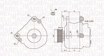 Alternator MAGNETI MARELLI 063731818010
