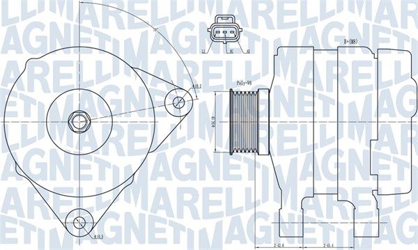 MAGNETI MARELLI 063731834010 Alternator