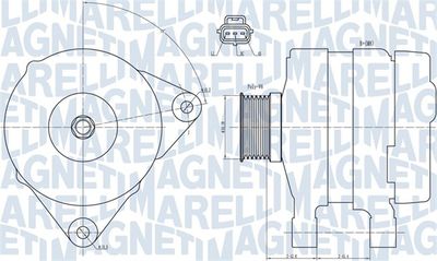 Alternator MAGNETI MARELLI 063731834010