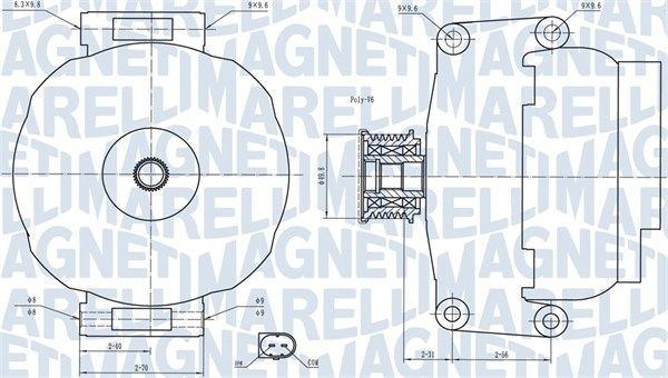 MAGNETI MARELLI 063731840010 Alternator