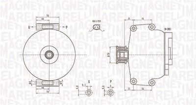 Alternator MAGNETI MARELLI 063731846010