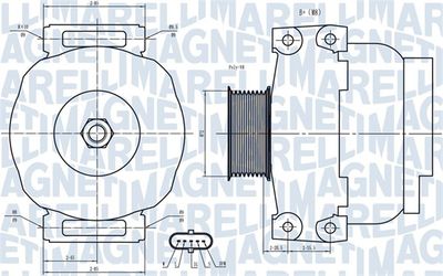 Alternator MAGNETI MARELLI 063731851010