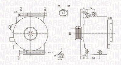 Alternator MAGNETI MARELLI 063731859010
