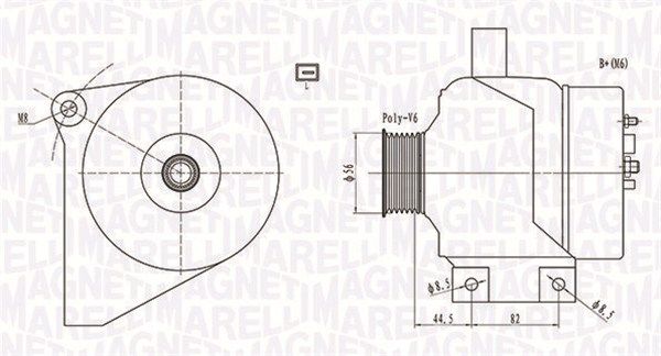 MAGNETI MARELLI 063731861010 Alternator