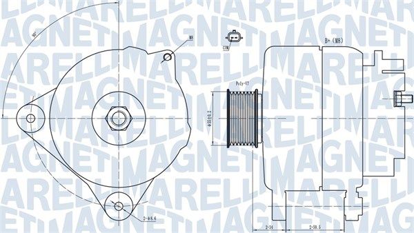 MAGNETI MARELLI 063731866010 Alternator