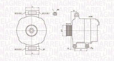 Alternator MAGNETI MARELLI 063731867010