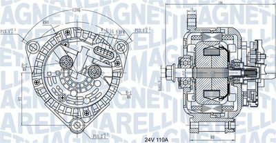 Alternator MAGNETI MARELLI 063731871010