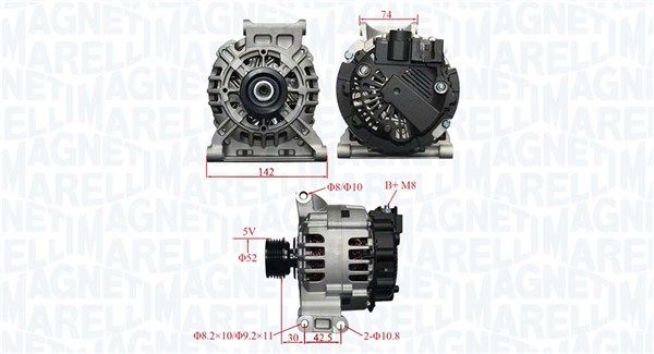 MAGNETI MARELLI 063731875010 Alternator
