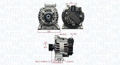 Alternator MAGNETI MARELLI 063731875010