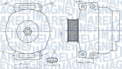 Alternator MAGNETI MARELLI 063731880010