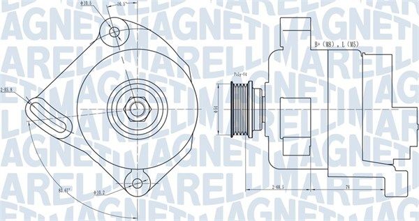 MAGNETI MARELLI 063731886010 Alternator