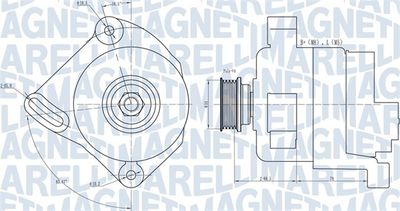 Alternator MAGNETI MARELLI 063731886010