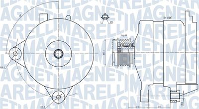 Alternator MAGNETI MARELLI 063731888010