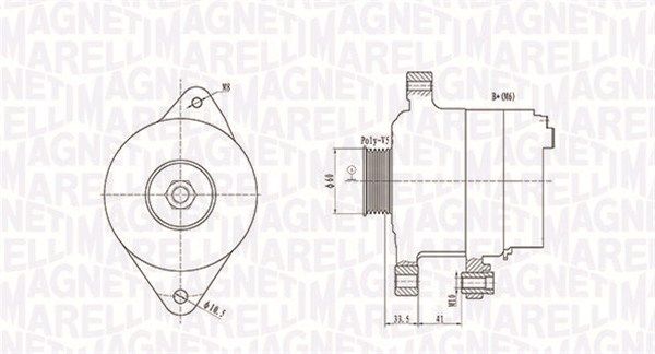 MAGNETI MARELLI 063731891010 Alternator
