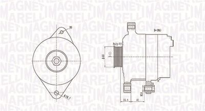 Alternator MAGNETI MARELLI 063731891010