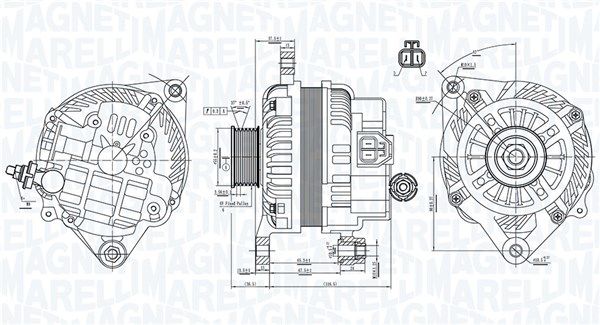 MAGNETI MARELLI 063731898010 Alternator