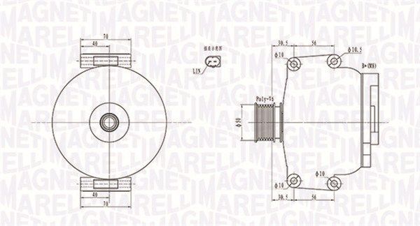 MAGNETI MARELLI 063731908010 Alternator