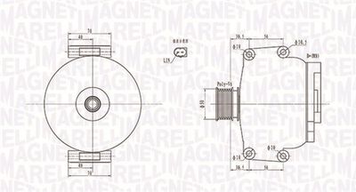 Alternator MAGNETI MARELLI 063731908010