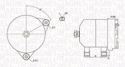 Alternator MAGNETI MARELLI 063731913010