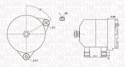 Alternator MAGNETI MARELLI 063731915010
