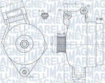 Alternator MAGNETI MARELLI 063731925010