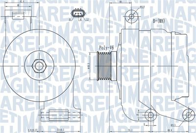 Alternator MAGNETI MARELLI 063731926010