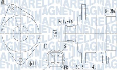 Alternator MAGNETI MARELLI 063731930010