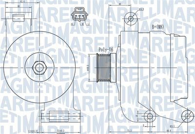 Alternator MAGNETI MARELLI 063731931010