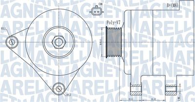 Alternator MAGNETI MARELLI 063731936010