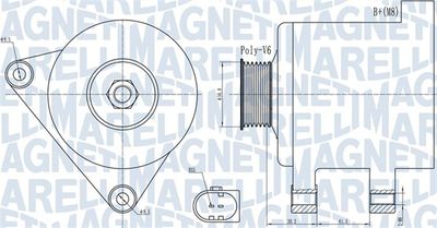 Alternator MAGNETI MARELLI 063731937010