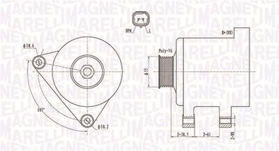 Alternator MAGNETI MARELLI 063731944010