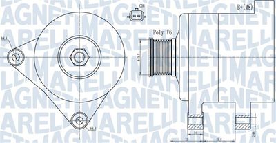 Alternator MAGNETI MARELLI 063731945010