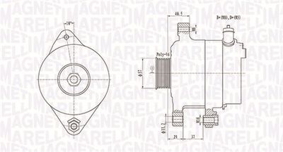 Alternator MAGNETI MARELLI 063731949010