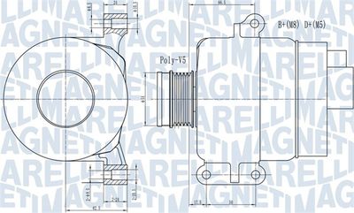 Alternator MAGNETI MARELLI 063731969010
