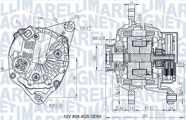 MAGNETI MARELLI 063731977010 Alternator