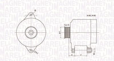 Alternator MAGNETI MARELLI 063731978010