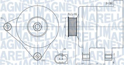Alternator MAGNETI MARELLI 063731985010