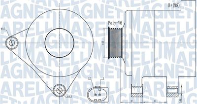 Alternator MAGNETI MARELLI 063731986010