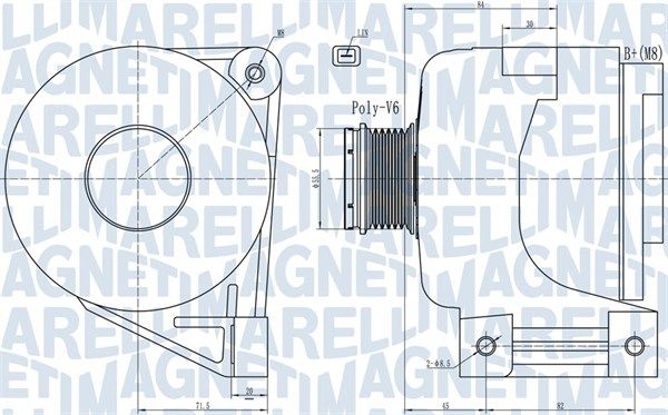 MAGNETI MARELLI 063731988010 Alternator