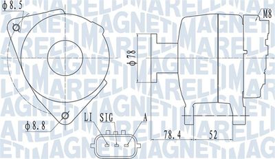 Alternator MAGNETI MARELLI 063731989010
