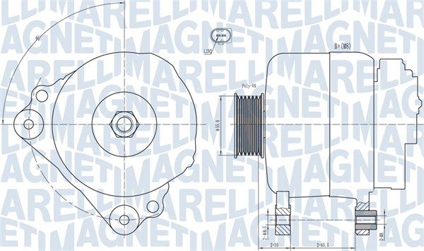 MAGNETI MARELLI 063731992010 Alternator