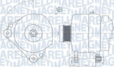 Alternator MAGNETI MARELLI 063731992010