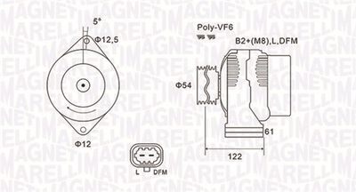 Alternator MAGNETI MARELLI 063731994010