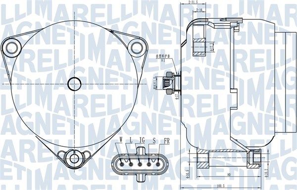 MAGNETI MARELLI 063731997010 Alternator