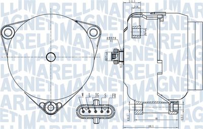 Alternator MAGNETI MARELLI 063731997010