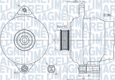 Alternator MAGNETI MARELLI 063732004010