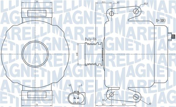 MAGNETI MARELLI 063732007010 Alternator